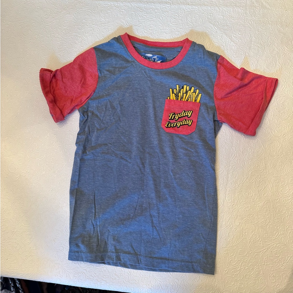 Kapital K "Fryday Everyday" French Fries Graphic Tee Shirt 6